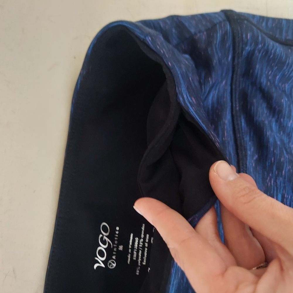 Vogo Blue Patterned Leggings - Picture 6 of 10